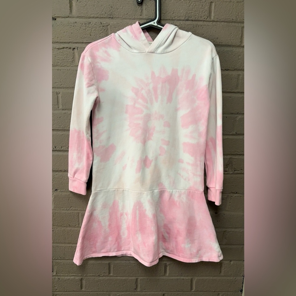 J.Crew Crewcuts tie dye hooded dress 10